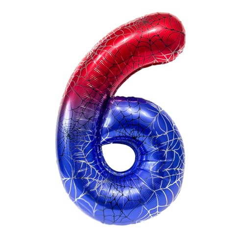 DazzJoy Spider Geburtstagsdeko 6 Jahre Junge von Dazzjoy
