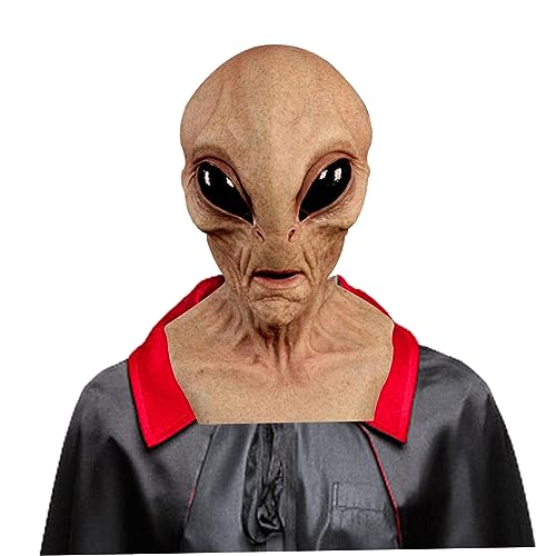 Dbvnnsy Alien Maske Erwachsene, Halloween -Masken für Erwachsene, beängstigende Vollkopf Realistische Maske gruselige Alien -Requisiten -Kostüm -Kostüm für Halloween Cosplay Party Hautfarbe Dbvnnsy Alien Maske Erwachsene, Halloween -Masken für Erwachsene, beängstigende Vollkopf Realistische Maske gruselige Alien -Requisiten -Kostüm -Kostüm für Halloween Cosplay Party Hautfarbe von Dbvnnsy