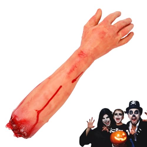 Dbvnnsy Realistische abgetrennte Arm Halloween Prop Scary Fake Body Teil Vinyl Dekoration für Spukhaus, Trickparty, Horrorszene -Setup, zufällige Seite Dbvnnsy Realistische abgetrennte Arm Halloween Prop Scary Fake Body Teil Vinyl Dekoration für Spukhaus, Trickparty, Horrorszene -Setup, zufällige Seite von Dbvnnsy