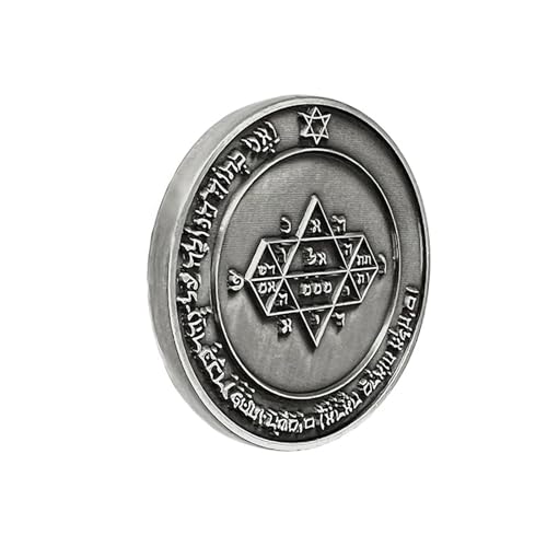 Dcaknri Antiquitätenstil Legierungen König Solomon Jupiters Versiegelung Von Münzen Für Meditationen Spiritueller Schutz Und Vermögen Anziehung Mystische Talismanen Münze Dcaknri Antiquitätenstil Legierungen König Solomon Jupiters Versiegelung Von Münzen Für Meditationen Spiritueller Schutz Und Vermögen Anziehung Mystische Talismanen Münze von Dcaknri
