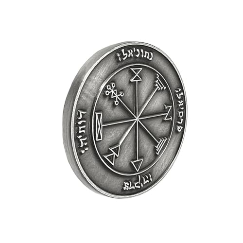 Dcaknri Antiquitätenstil Legierungen König Solomon Jupiters Versiegelung Von Münzen Für Meditationen Spiritueller Schutz Und Vermögen Anziehung Mystische Talismanen Münze Dcaknri Antiquitätenstil Legierungen König Solomon Jupiters Versiegelung Von Münzen Für Meditationen Spiritueller Schutz Und Vermögen Anziehung Mystische Talismanen Münze von Dcaknri