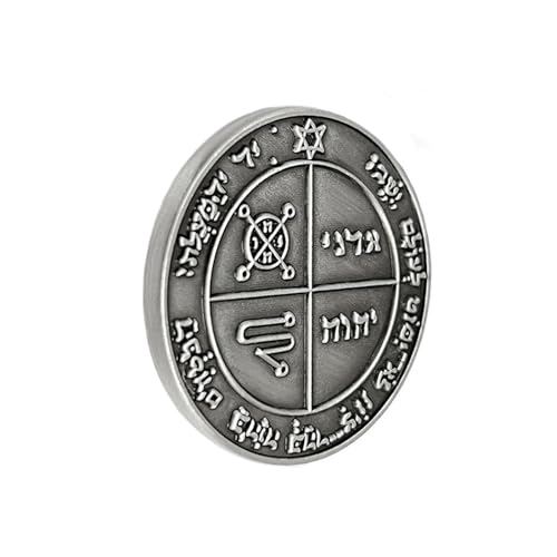 Dcaknri Antiquitätenstil Legierungen König Solomon Jupiters Versiegelung Von Münzen Für Meditationen Spiritueller Schutz Und Vermögen Anziehung Mystische Talismanen Münze Dcaknri Antiquitätenstil Legierungen König Solomon Jupiters Versiegelung Von Münzen Für Meditationen Spiritueller Schutz Und Vermögen Anziehung Mystische Talismanen Münze von Dcaknri