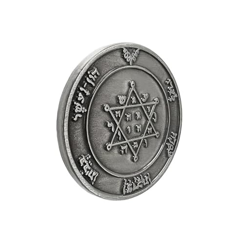 Dcaknri Antiquitätenstil Legierungen König Solomon Jupiters Versiegelung Von Münzen Für Meditationen Spiritueller Schutz Und Vermögen Anziehung Mystische Talismanen Münze Dcaknri Antiquitätenstil Legierungen König Solomon Jupiters Versiegelung Von Münzen Für Meditationen Spiritueller Schutz Und Vermögen Anziehung Mystische Talismanen Münze von Dcaknri