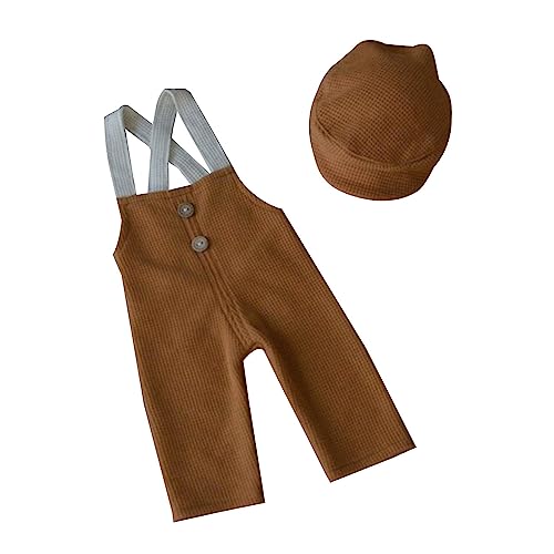 Dcaknri Babyfotografie Requisiten Boy Girl Fotoshooting Outfits Neugeborene Kostüm Set Overalls Mit Hat Set Neugeborene Dusche Geschenk Dcaknri Babyfotografie Requisiten Boy Girl Fotoshooting Outfits Neugeborene Kostüm Set Overalls Mit Hat Set Neugeborene Dusche Geschenk von Dcaknri