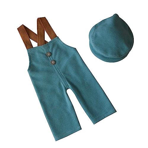 Dcaknri Babyfotografie Requisiten Boy Girl Fotoshooting Outfits Neugeborene Kostüm Set Overalls Mit Hat Set Neugeborene Dusche Geschenk Dcaknri Babyfotografie Requisiten Boy Girl Fotoshooting Outfits Neugeborene Kostüm Set Overalls Mit Hat Set Neugeborene Dusche Geschenk von Dcaknri