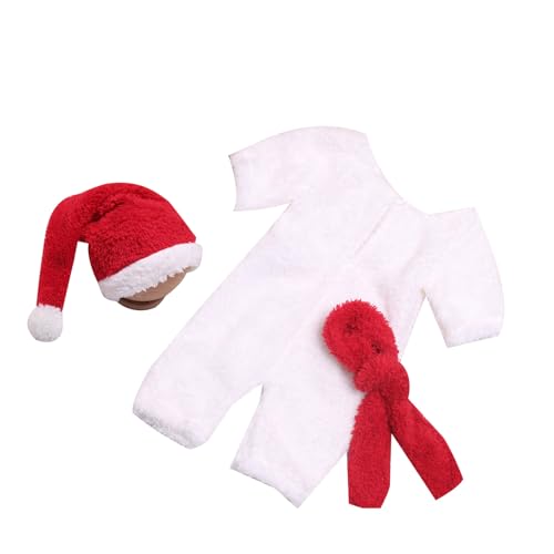 Dcaknri Weihnachten Babyfoto Kleidung Jumpsuit & Weihnachtsmann Neckwrap Neugeborene Foto Kostüm Infant Holiday Party Kear Accessoires Dcaknri Weihnachten Babyfoto Kleidung Jumpsuit & Weihnachtsmann Neckwrap Neugeborene Foto Kostüm Infant Holiday Party Kear Accessoires von Dcaknri