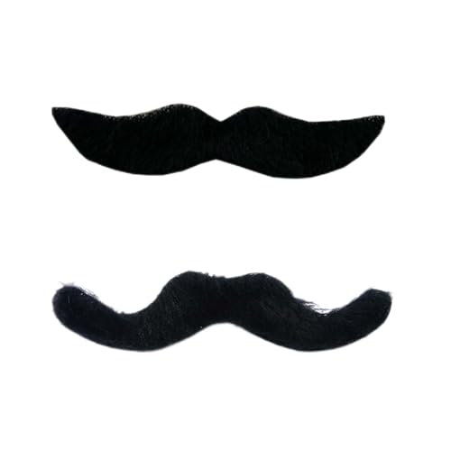 Dcfbkl 1 Set Zaubererhut für Damen und Herren, für Show, Cosplay, Fliege und künstlicher Schnurrbart, Zubehör für Erwachsene und Kinder, Bühnenaufführung, Show, künstlicher Schnurrbart von Dcfbkl