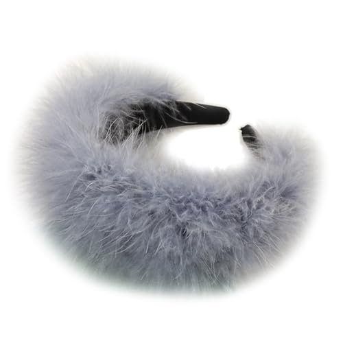 Dcfbkl Plüsch-Stirnband für Damen und Mädchen, niedlich, modisch, Kopfbedeckung, Partyzubehör, Cosplay, Kostüm, Zubehör für Weihnachten, flauschiges Stirnband, Erwachsene und Kinder, zum Waschen des von Dcfbkl