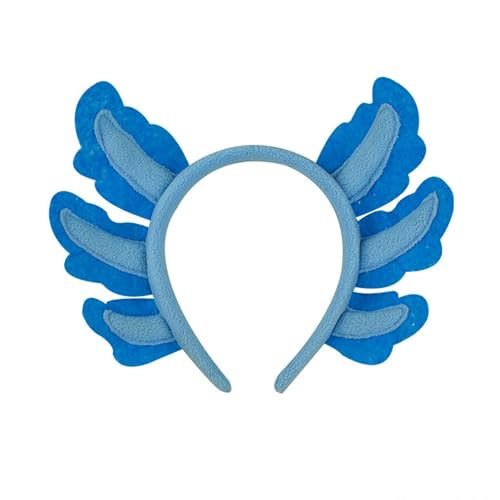 Dcfbkl Salamander-Haarband für Halloween, Musikfestival, Kopfbedeckung, Plüschtier, Tierohren, Karneval, Party, Versammlung, Kopfbedeckung, Kopfbedeckung für Kinder und Erwachsene von Dcfbkl