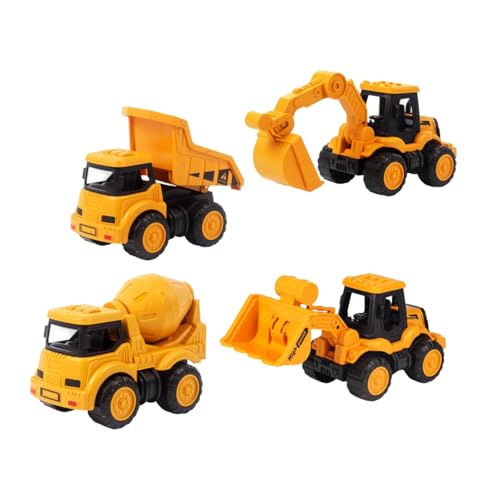 4pack Kids Construction Car Toy Engineering Fahrzeugspielset Für Outdoor Spiele Safe Bildung Für Kleinkind Hand Skill Construction Vehicle von Ddujbtp