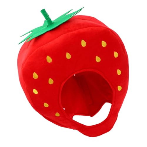 Ddujbtp Erdbeer Kopfbedeckungsfotografie Requisiten Erdbeerkopfbedeckung Erdbeerhut Neuheit Lustige Obsthut Halloween Caps Ddujbtp Erdbeer Kopfbedeckungsfotografie Requisiten Erdbeerkopfbedeckung Erdbeerhut Neuheit Lustige Obsthut Halloween Caps von Ddujbtp