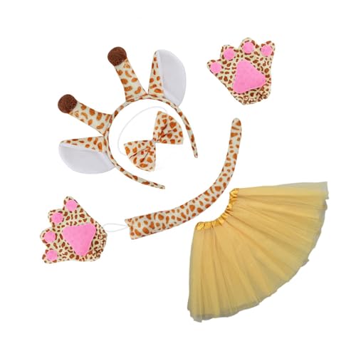 Ddujbtp Giraffenohr-Haarreif, Kostümzubehör, Tier-Kopfbedeckung, Make-up-Dekorationen, Plüsch-Haarband, Halloween-Stirnband, Kostümzubehör Ddujbtp Giraffenohr-Haarreif, Kostümzubehör, Tier-Kopfbedeckung, Make-up-Dekorationen, Plüsch-Haarband, Halloween-Stirnband, Kostümzubehör von Ddujbtp