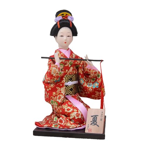 Ddujbtp Japanischer Schreibtisch-Ornament, 30,5 cm, Kimono-Spielzeug, Tischdekoration, Figur für Restaurants und Häuser Ddujbtp Japanischer Schreibtisch-Ornament, 30,5 cm, Kimono-Spielzeug, Tischdekoration, Figur für Restaurants und Häuser von Ddujbtp