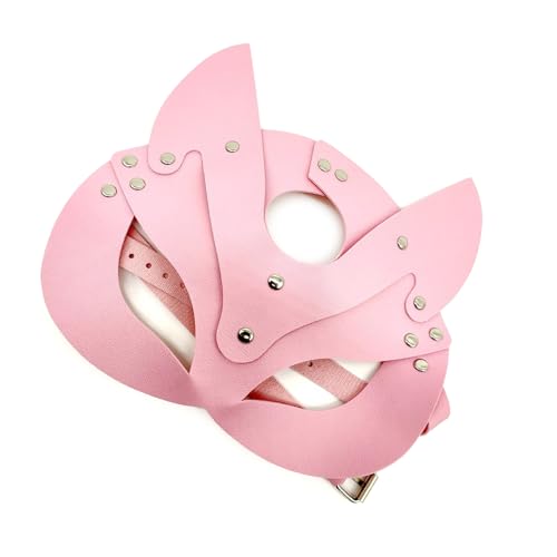 Ddujbtp Modische Schwarze Katzenmomen Cosplay Accessoire Lüftete PU Ledermaske Für Themenpartys Kostüme Premium PU Leder Party Maske Für Frauen Ddujbtp Modische Schwarze Katzenmomen Cosplay Accessoire Lüftete PU Ledermaske Für Themenpartys Kostüme Premium PU Leder Party Maske Für Frauen von Ddujbtp