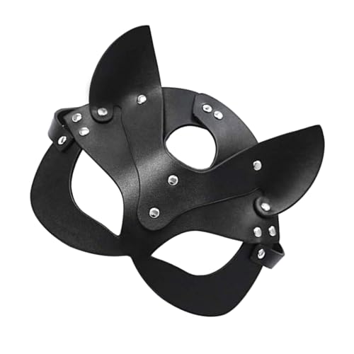 Ddujbtp Modische Schwarze Katzenmomen Cosplay Accessoire Lüftete PU Ledermaske Für Themenpartys Kostüme Premium PU Leder Party Maske Für Frauen Ddujbtp Modische Schwarze Katzenmomen Cosplay Accessoire Lüftete PU Ledermaske Für Themenpartys Kostüme Premium PU Leder Party Maske Für Frauen von Ddujbtp