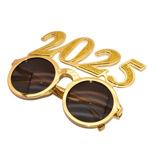 Ddujbtp Neujahrsbrille 2025, glitzernde Brille, Foto-Requisiten für Teenager, Erwachsene, Neujahrsparty, Feier, Foto-Requisiten, festliche Brillen Ddujbtp Neujahrsbrille 2025, glitzernde Brille, Foto-Requisiten für Teenager, Erwachsene, Neujahrsparty, Feier, Foto-Requisiten, festliche Brillen von Ddujbtp