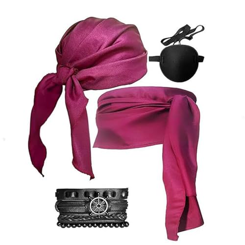 Ddujbtp Piratenkostüm Kopfschal Schärpe Armband Augen Patches Accessoires Mittelalterliche Renaissances Kostüme Für Halloween Kopfschal Ddujbtp Piratenkostüm Kopfschal Schärpe Armband Augen Patches Accessoires Mittelalterliche Renaissances Kostüme Für Halloween Kopfschal von Ddujbtp