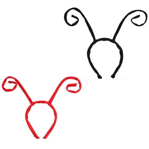 Ddujbtp Schmetterling Antennen Stirnband Velvets Haar Band Kostüm Stirnband Für Halloween Cosplay Partys Zubehör Haarband von Ddujbtp