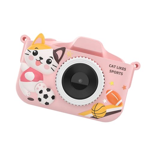 Ddujbtp Schocksichere Kinderkamera Mit Doppelkameras Automatisch Fokussierung 28 Fotorahmen Musik Wiedergabe Lernspiele Easy Grip Design Creative Geschenkkamera Für Jungen Mädchen von Ddujbtp