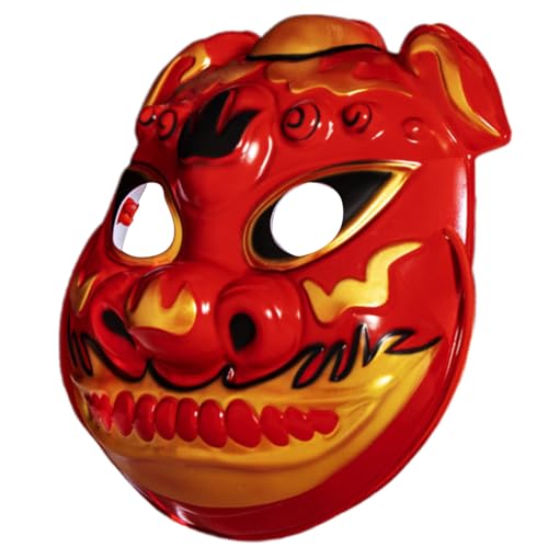 Ddujbtp Traditionelles chinesisches Festival, Tempelmarkt, handbemalt, Halloween-Party, Maskerade für Damen und Herren, Halloween-Kostüm-Zubehör Ddujbtp Traditionelles chinesisches Festival, Tempelmarkt, handbemalt, Halloween-Party, Maskerade für Damen und Herren, Halloween-Kostüm-Zubehör von Ddujbtp