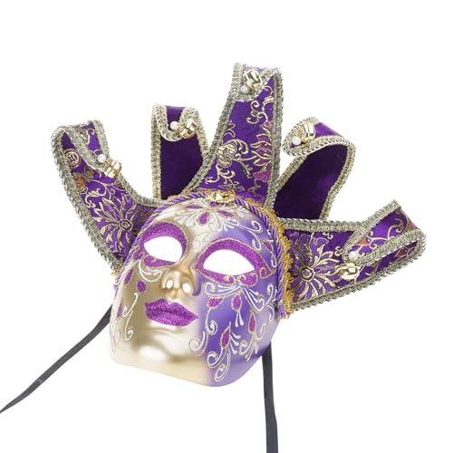 Ddujbtp Venezianer-Komödie Maskerade Narren Cosplay Party Exquisite Wanddekoration für Halloween Venezianer Ddujbtp Venezianer-Komödie Maskerade Narren Cosplay Party Exquisite Wanddekoration für Halloween Venezianer von Ddujbtp