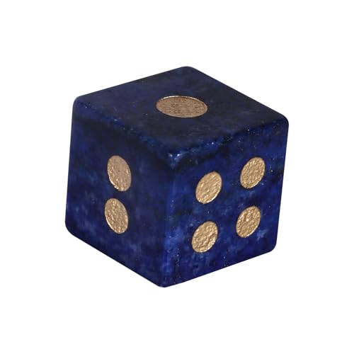 Einzigartige natürliche Kristall-Spielwürfel, mehrseitig, runde Ecken, Rollenspiele, 6 Tischspiele, glatte Oberflächen, Multi-Tischzubehör für Rollenspiele von Ddujbtp