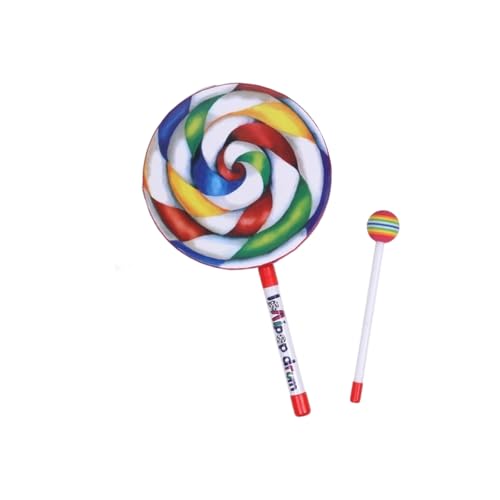 Regenbogen Farbig Lollipop Kinder Percussion Portables Hand Drum Musical Instrument Für Kreative Spiele Plastik Drumsticks Frühkindliche Bildung Regenbogen Farbig Lollipop Kinder Percussion Portables Hand Drum Musical Instrument Für Kreative Spiele Plastik Drumsticks Frühkindliche Bildung von Ddujbtp