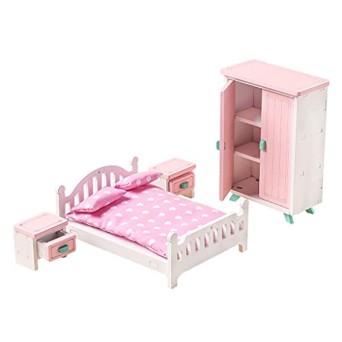 Ddujbtp Süße Miniaturholzbett Wohnzimmer Spielzeugdekor Möbelmodell Ornament Kinder Bildungsspielzeug Für Kinder Geschenke Ddujbtp Süße Miniaturholzbett Wohnzimmer Spielzeugdekor Möbelmodell Ornament Kinder Bildungsspielzeug Für Kinder Geschenke von Ddujbtp