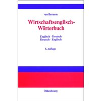 Wirtschaftsenglisch-Wörterbuch von De Gruyter Mouton