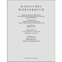Badisches Wörterbuch / Lieferung 62/63: Quattwurm–recht von De Gruyter Oldenbourg