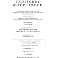 Badisches Wörterbuch / se–Seichschupfe von De Gruyter Oldenbourg