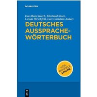 Deutsches Aussprachewörterbuch von De Gruyter Oldenbourg