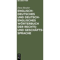 Englisch-deutsches und deutsch-englisches Wörterbuch der Rechts- und Geschäftssprache von De Gruyter Oldenbourg