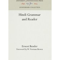 Hindi Grammar and Reader von De Gruyter Oldenbourg