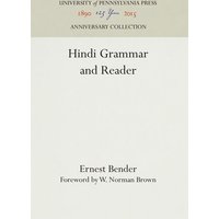 Hindi Grammar and Reader von De Gruyter Oldenbourg