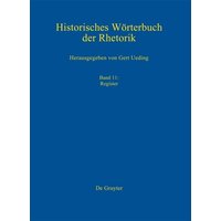 Historisches Wörterbuch der Rhetorik / Register von De Gruyter Oldenbourg
