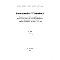 Pommersches Wörterbuch / Pommersches Wörterbuch. BAND II, 9. Lieferung von De Gruyter Oldenbourg