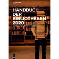 Handbuch der Bibliotheken 2020 von De Gruyter Saur