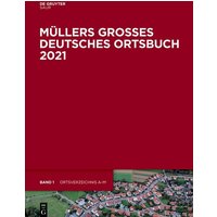 Müllers Großes Deutsches Ortsbuch 2021 von De Gruyter Saur