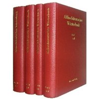Althochdeutsches Wörterbuch / Althochdeutsches Wörterbuch. Band I bis IV von De Gruyter