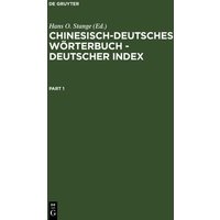 Chinesisch-Deutsches Wörterbuch - Deutscher Index von De Gruyter
