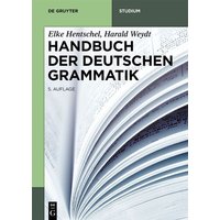 Handbuch der Deutschen Grammatik von De Gruyter