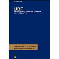 IJBF / 2015 von De Gruyter
