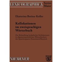 Kollokationen im zweisprachigen Wörterbuch von De Gruyter