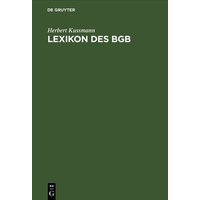 Lexikon des BGB von De Gruyter