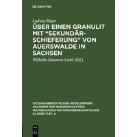 Über einen Granulit mit “Sekundärschieferung” von Auerswalde in Sachsen von De Gruyter