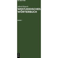 Westjiddisches Wörterbuch von De Gruyter