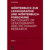 Wörterbuch zur Lexikographie und Wörterbuchforschung / V – Z; Nachträge und Gesamtregister A – H von De Gruyter