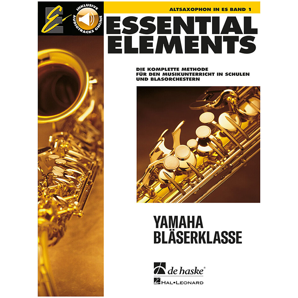 De Haske Essential Elements Band 1 - für Altsaxophon Lehrbuch De Haske Essential Elements Band 1 - für Altsaxophon Lehrbuch von De Haske
