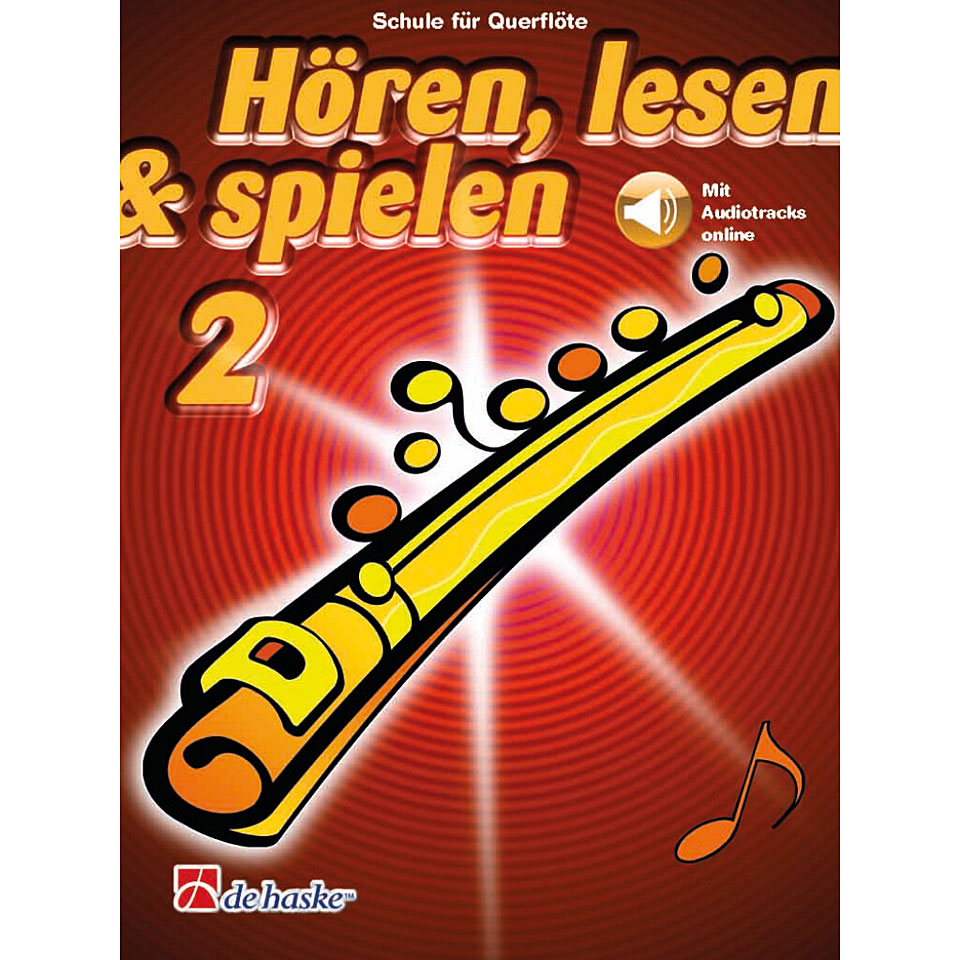 De Haske Hören, Lesen & Spielen 2 für Querflöte Lehrbuch De Haske Hören, Lesen & Spielen 2 für Querflöte Lehrbuch von De Haske